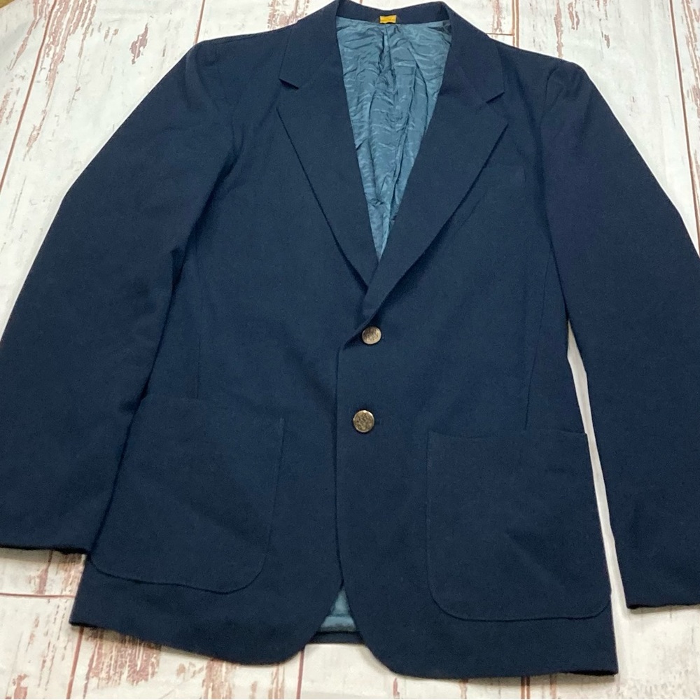 Suitables Blazer Two Button Navy Blue Sz 18R